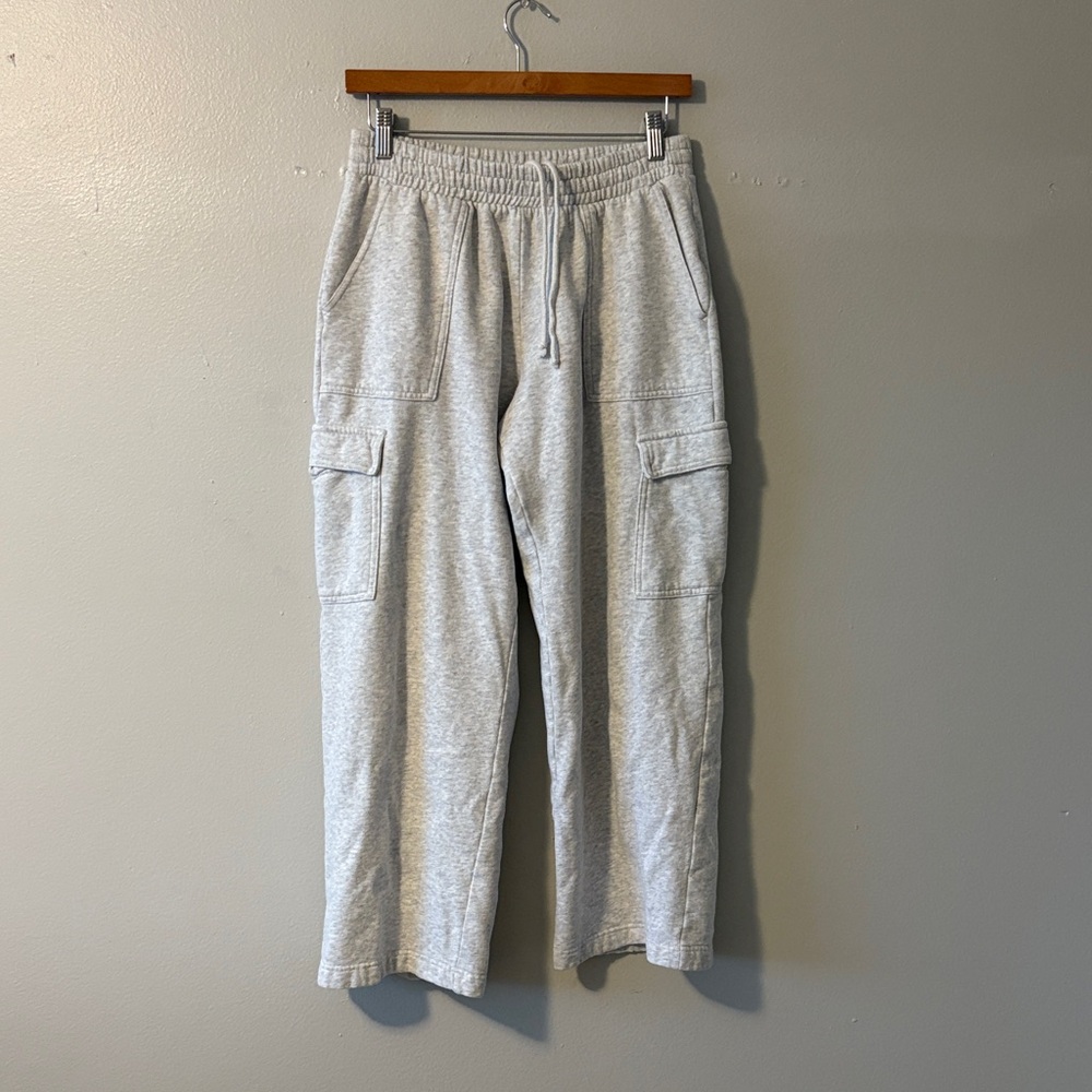 Old Navy Light Gray Cargo Sweats